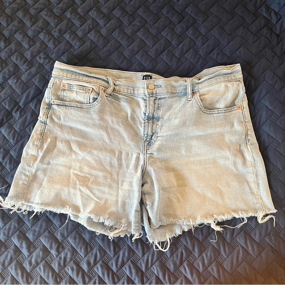 Light Blue Denim Shorts